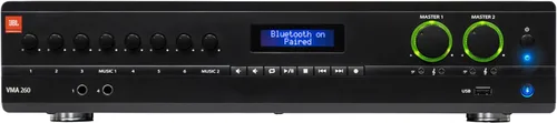 Miniatura 6 de JBL Mezclador/amplificador profesional VMA2120 de 8 entradas y 120 vatios