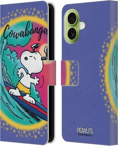 Miniatura 90 de Head Case Designs Funda de piel con licencia oficial de Peanuts Beach Surf Snoopy Boardwalk Airbrush compatible con Apple iPhone 11