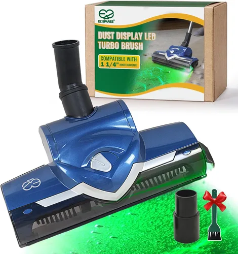 EZ SPARES Cabezal de cepillo turbo de repuesto con pantalla LED de polvo, cepillo universal para aspiradora compatible con la mayoría de marcas de