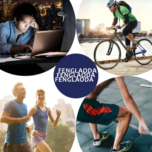 Miniatura 6 de fenglaoda 8 pares de calcetines de compresión para hombres y mujeres de 20 a 30 mmHg hasta la rodilla, enfermera, embarazada, correr, médico