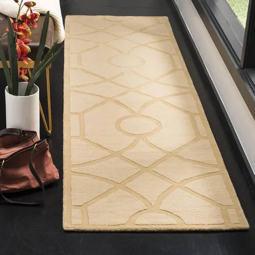 Miniatura 9 de Martha Stewart Collection by SAFAVIEH MSR4612B - Alfombra hecha a mano de lana con calado de 8 x 10 pies Grava