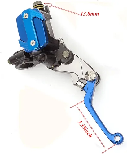 Miniatura 4 de Juego de palancas de cilindro maestro para motocross, juego de freno, pivote de depósito, montaje ajustable, kit universal para motocicleta de 7/8