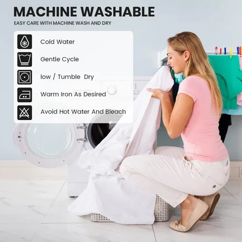 Miniatura 7 de Sábanas Twin XL 100% Algodón Para Cama Twin, Juego de Sábana Bajera Totalmente Elástica y Fundas de Almohada 800TC, Sábanas de Bolsillo Profundo 06