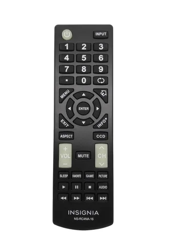 Insignia Tv Control remoto Insignia Ns-rc4na-16 Nsrc4na16 LED TV Control remoto para Ns-55d420na16 Ns-60e440na16 Ns-60e440mx16 Ns-28dd220na16