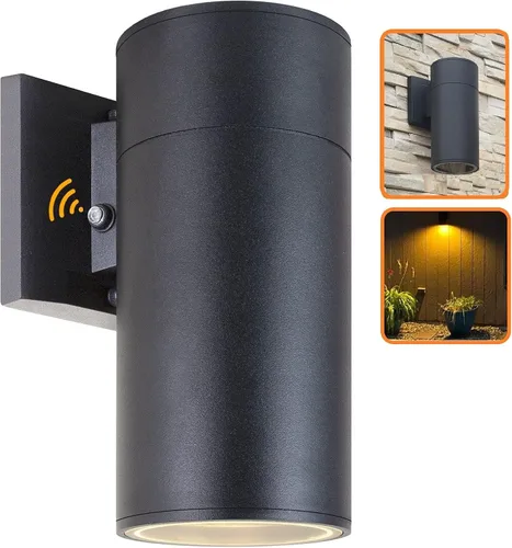 Miniatura 10 de Farol de pared para exteriores, lámpara exterior – Listado ETL, aluminio antioxidante, impermeable, montaje en pared, diseño rectangular – 1