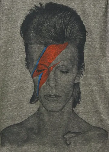 Miniatura 2 de Impact David Bowie Aladdin Sane - Camiseta de metro con estampado grande