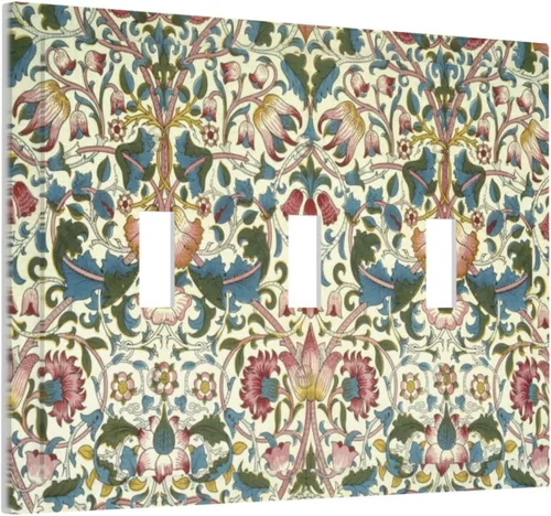 Miniatura 53 de Placa Decorativa de Pared de Granja Rústica con Cuerno de Madera para Puerta de Granero 1 Banda Duplex Cubiertas de Toma Eléctrica Soltera