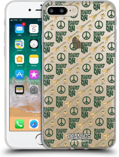 Miniatura 152 de Head Case Designs Funda de gel Woodstock 50th con licencia oficial de Peanuts Snoopy Guitar 1969 [protección de grado militar] compatible con Apple