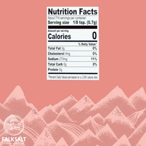 Miniatura 2 de FALKSALT Sal rosa del Himalaya - grano fino 1.1 libras.