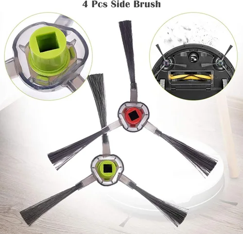 Miniatura 6 de Kit de filtro y cepillo de repuesto para ECOVACS DEEBOT 900 901 Aspiradora robótica Accesorios Piezas
