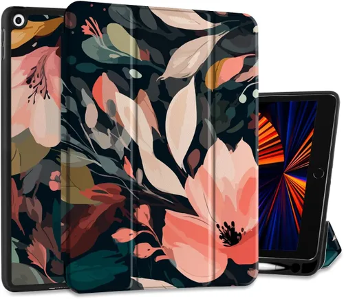 Miniatura 13 de DONGKE Funda compatible con iPad de 10.2 pulgadas 2021 2020 2019 iPad de 9ª/8ª/7ª generación con soporte para lápices, funda protectora delgada