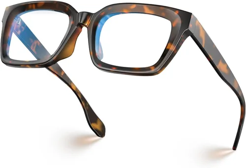 Miniatura 16 de VISOONE MONTANA - Lentes cuadrados gruesos con bloqueo de luz azul con antideslumbramiento para mujeres trabajadoras y hombres