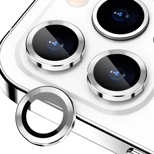 Miniatura 77 de Protector de Lente de Cámara Bling para iPhone 17 Pro / 17 Pro Max, Anillo de Metal con Diamante Individual con Dureza 9H, Protector de Pantalla
