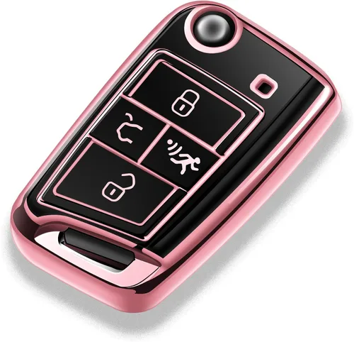 Miniatura 6 de Tukellen Funda para llavero Volkswagen, funda de TPU suave de alta calidad con protección completa para llavero VW Arteon Atlas Golf Jetta Passat