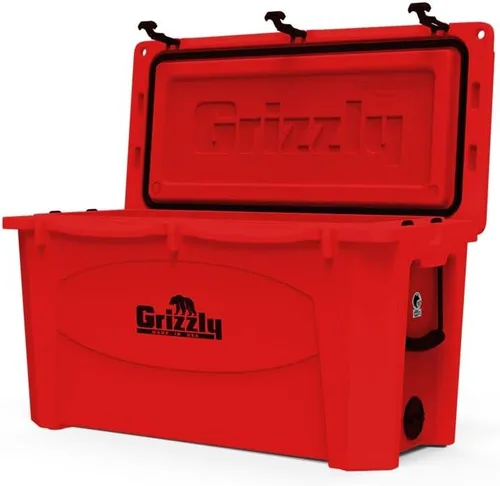 Miniatura 3 de Grizzly 100 Cooler Cofre de hielo de 100 cuartos de galón duradero con aislamiento rotomoldeado Fabricado en Estados Unidos Garantía de por