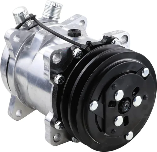 Miniatura 3 de Compresor universal del A/C con 2PK embrague SD 507 estilo 5H11 R134a V correa 12V