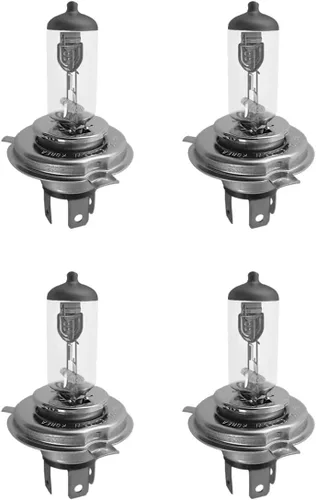 Miniatura 9 de Parts N Go - Faros delanteros de conversión rectangulares 4 x 6 de halogéno H4, juego de bombillas - H4656, H4651