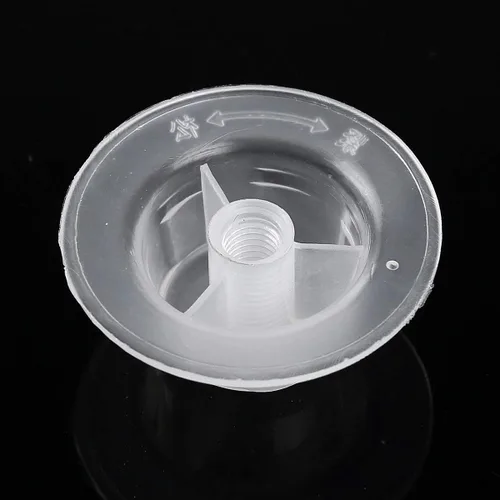 Miniatura 6 de FEESHOW Reemplazo de la cuchilla de ventilador de plástico de 16 pulgadas, 3 hojas con cubierta de tuerca, aspas de ventilador eléctrico