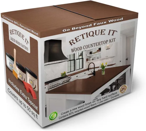 Miniatura 65 de Retique It Kit multiusos con acabado de madera - GO Beyond de madera falsa con imprimación a base de madera líquida pintable y tinte de gel - 60