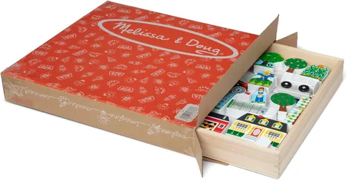 Miniatura 8 de Melissa & Doug Juego de granja y tractor de madera (33 piezas)