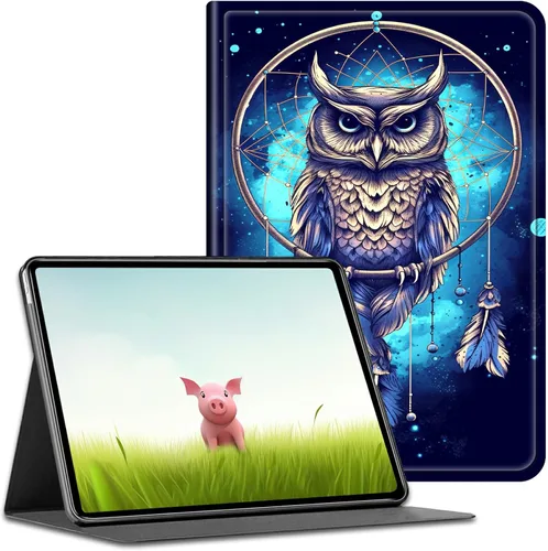 Miniatura 24 de Funda para iPad de 10.ª generación 2022, iPad de 10.9 pulgadas, iPad (A16) de 11ª generación de 11 pulgadas (2025), funda delgada de piel sintética