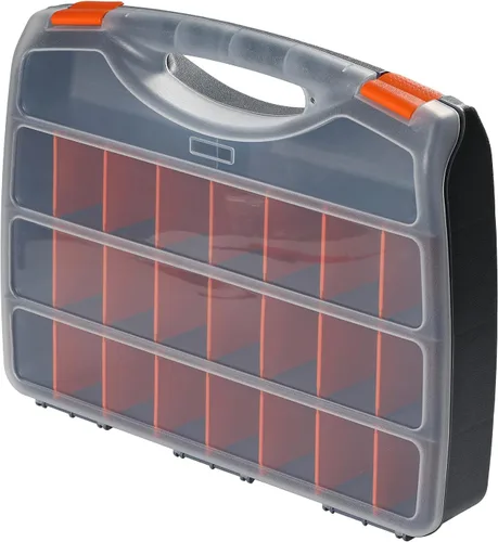 Miniatura 16 de Utoolmart Caja de herramientas de 9 pulgadas, caja de almacenamiento con compartimento de PP, organizador y almacenamiento para herramientas