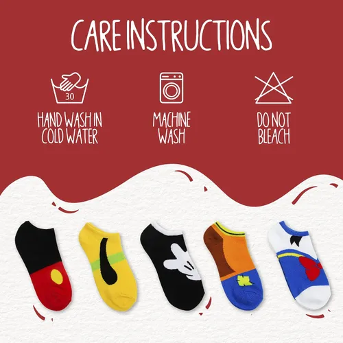 Miniatura 4 de Disney Mickey Mouse - Paquete de 5 calcetines para mujer