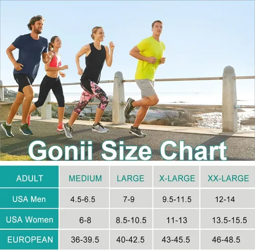 Miniatura 2 de Gonii Ankle Socks Womens Running No Show Socks Compression Athletic Low Socks 5-Pairs