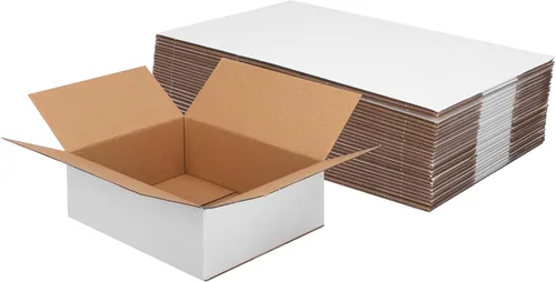 Miniatura 36 de Hoikwo Paquete de 40 cajas de envío de 4 x 4 x 2 para pequeñas empresas, cajas de cartón de embalaje negras, caja de embalaje de correo móvil