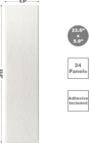 Miniatura 2 de Paneles de pared de fieltro Shiplap para decoración de pared interior, paneles de pared acento para dormitorio, sala de estar y oficina