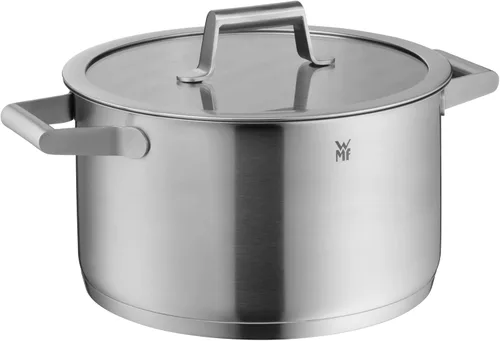 Miniatura 5 de WMF Comfort Line Advantage - Juego de cacerolas de inducción de 5 piezas con tapa de vidrio, acero inoxidable mate Cromargan, escala, apilable, sin