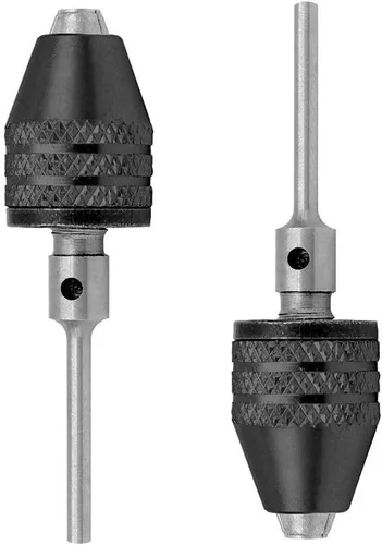Miniatura 2 de Mesee 2 adaptadores de conversión de pinza de mandíbula sin llave, convertidor de portabrocas de 0.3 a 0.134 in, herramienta de brocas de molienda