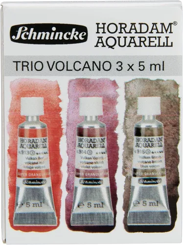 Miniatura 12 de Schmincke - HORADAM® AQUARELL, surtido completo de 40 medios recipientes de acuarelas de granulación súper fuerte, 74 440 097, caja de metal