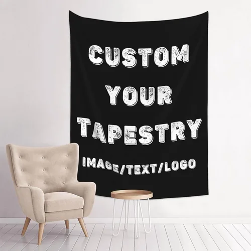 Miniatura 13 de Tapiz personalizado para cargar imágenes para colgar en la pared, telón de fondo personalizado con foto y texto, carteles personalizados