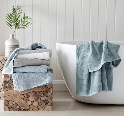 Miniatura 4 de Tommy Bahama - Toallas de baño, absorbentes y resistentes a la decoloración, certificado Oeko-Tex, blanco (Island Retreat White, 6 piezas)