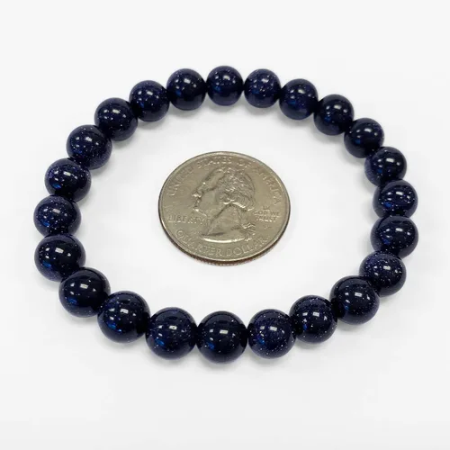 Miniatura 217 de Gem Avenue Handmade Round Bead Stretch Bracelet Unisex Natural Stone Beaded Jewelry for Men & Women, Elastic Wristband for Daily Wear