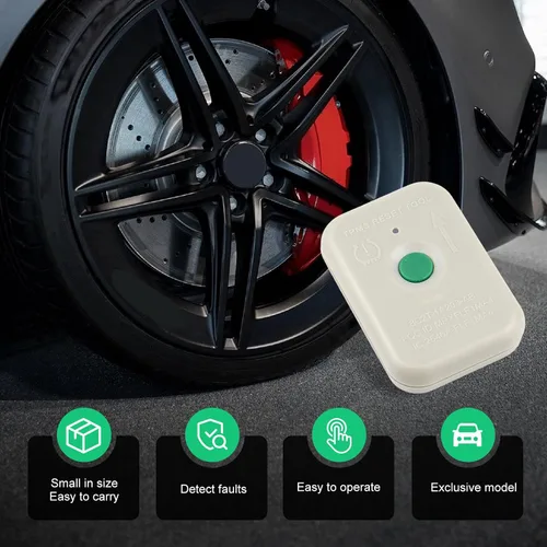 Miniatura 7 de herramienta de reseteo TPMS, sensor de monitoreo de presión de neumáticos impermeable, herramienta de programación y entrenamiento, compatible