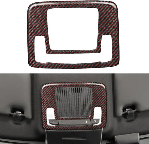 Miniatura 10 de JSWAN Cubierta de Trim de Fibra de Carbono para Luz de Lectura de Coche Compatible con Civic Type R FL5 Typer de 11ª Generación Cubierta de Lámpara