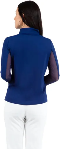 Miniatura 8 de IBKUL Camisa de manga larga con cremallera de 14 para mujer