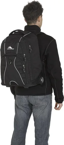 Miniatura 5 de High Sierra Freewheel Mochila con ruedas para laptop, Negro, Tamaño único