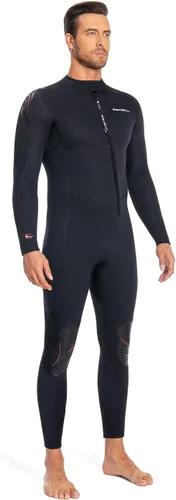 Miniatura 6 de Seaskin Traje de neopreno completo con cremallera frontal para hombre de 0.197 in