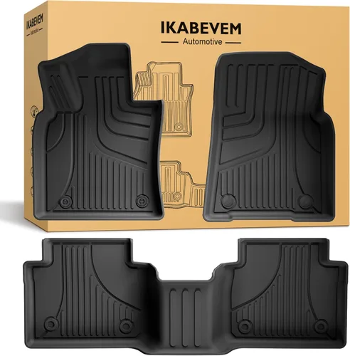 Miniatura 16 de IKABEVEM Alfombrillas compatibles con Toyota Camry 2018-2024 (no compatibles con modelos híbridos o AWD) – Forros de suelo de TPE de 1ª y 2ª fila