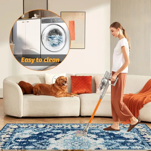 Miniatura 8 de Tapete para silla de oficina para suelo de madera dura, 36 x 48 pulgadas, tapete antideslizante para silla de escritorio para suelos duros, alfombra