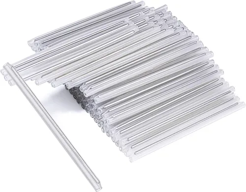 Cable óptico de fibra termocontraíble PE transparente de 2.362 in de diámetro de 0.102 in de diámetro, manga de protección de empalme de fusión, 100