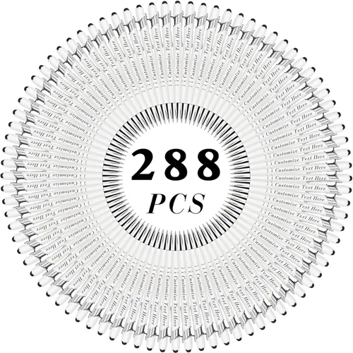 Miniatura 42 de Bolígrafos personalizados a granel con punta de lápiz capacitivo, 12 bolígrafos personalizados con logotipo de mensaje con nombre, bolígrafos