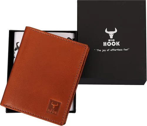 Miniatura 7 de WILD HOOK Cartera inteligente para hombres, funda para tarjetas para hombres, billetera multiusos biplegable para hombres, cartera de tarjetas