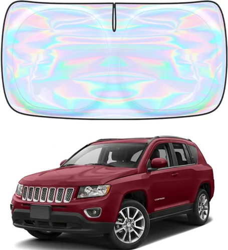 Miniatura 123 de Parasol para parabrisas Rivian R1S R1T 2022-2026 – Parasol compatible con Rivian R1S R1T plegable para ventana delantera, protector de visera solar