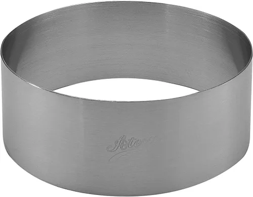Miniatura 4 de Ateco Molde redondo para postre, anillo de pastel, 3 pulgadas de alto x 3.125 pulgadas de diámetro, acero inoxidable
