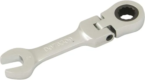 Miniatura 10 de Dynamic Tools D076319 Llave de trinquete de cabeza flexible rechoncha, 0.748 in