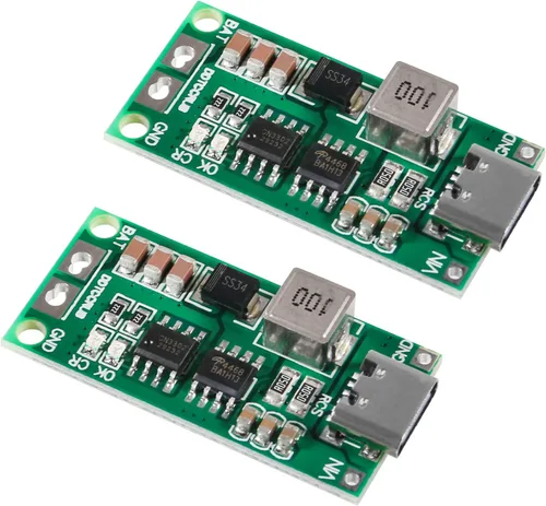 Miniatura 9 de Módulo elevador de polímero LiPo, batería de litio 18650 (4S 2A) de múltiples celdas 2S 3S 4S 1A 2A 4A Tipo-C a 8.4V 12.6V 16.8V Boost Board LiPo